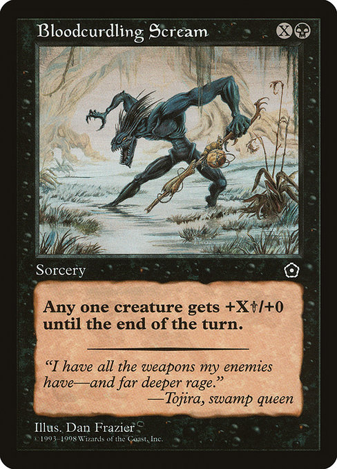 Magic the Gathering Card - Bloodcurdling Scream - MTG Circle
