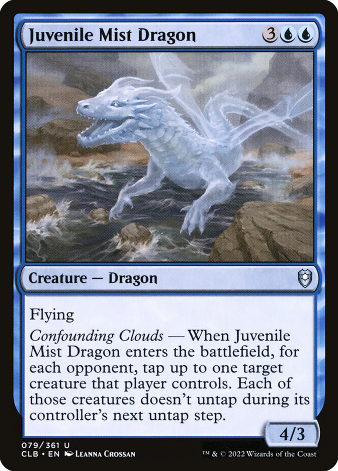 Magic the Gathering Card - Juvenile Mist Dragon - MTG Circle