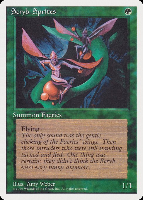 Magic the Gathering Card - Scryb Sprites - MTG Circle