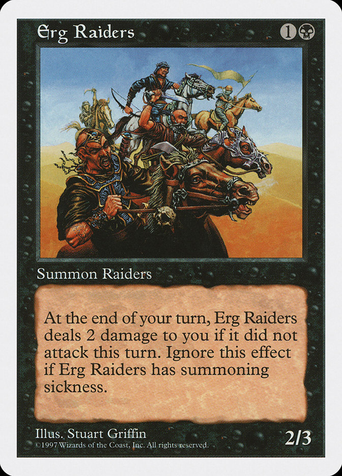 Magic the Gathering Card - Erg Raiders - MTG Circle