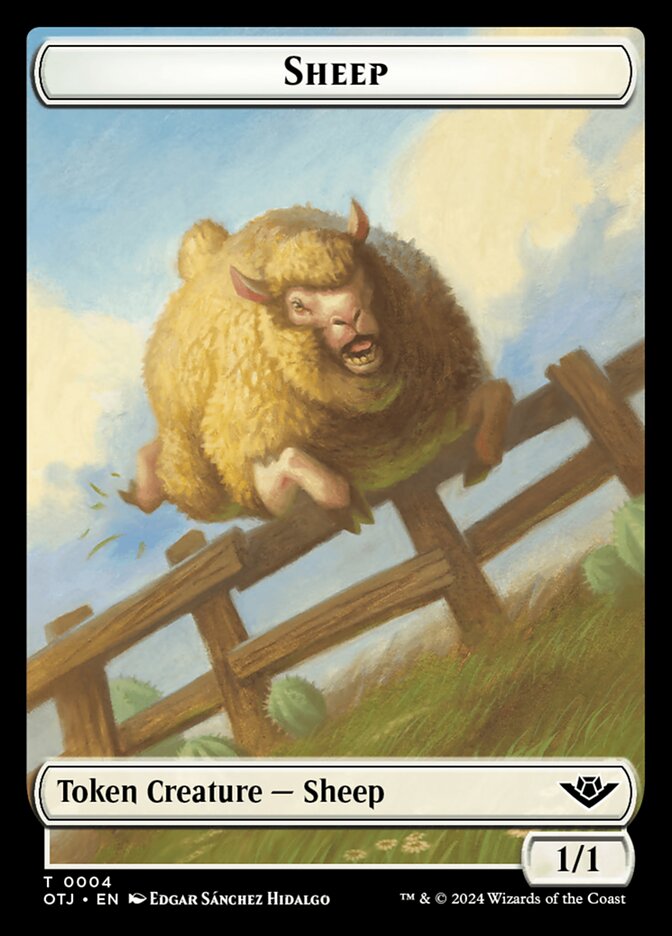 Magic the Gathering Card - Sheep - MTG Circle