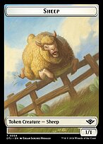 Magic the Gathering Card - Sheep - MTG Circle