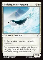 Magic the Gathering Card - Sledding Otter-Penguin - MTG Circle