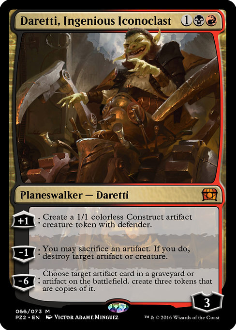 Magic the Gathering Card - Daretti, Ingenious Iconoclast - MTG Circle