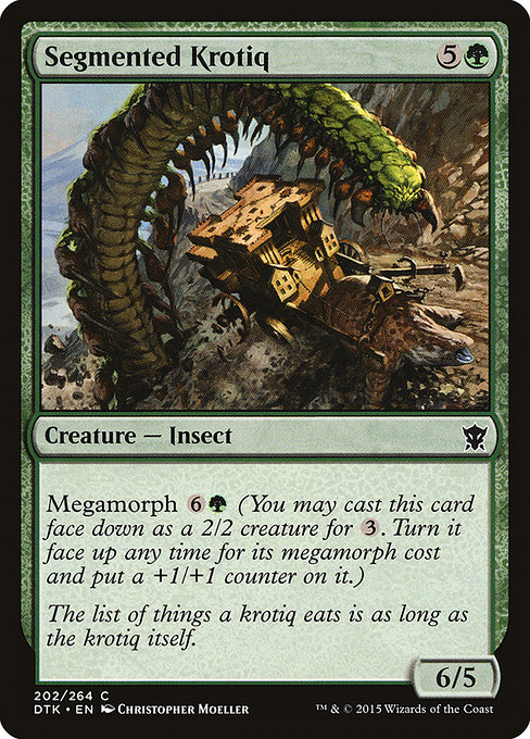 Magic the Gathering Card - Segmented Krotiq - MTG Circle