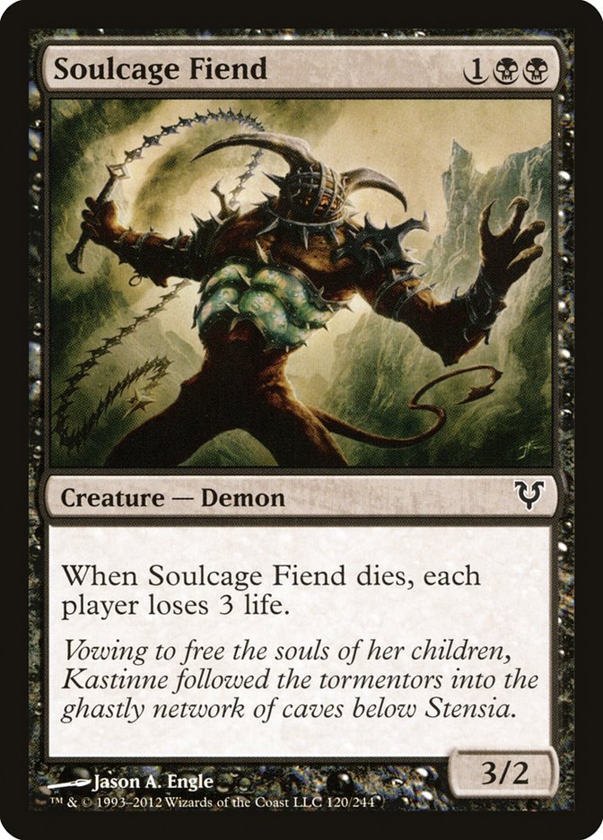 Magic the Gathering Card - Soulcage Fiend - MTG Circle