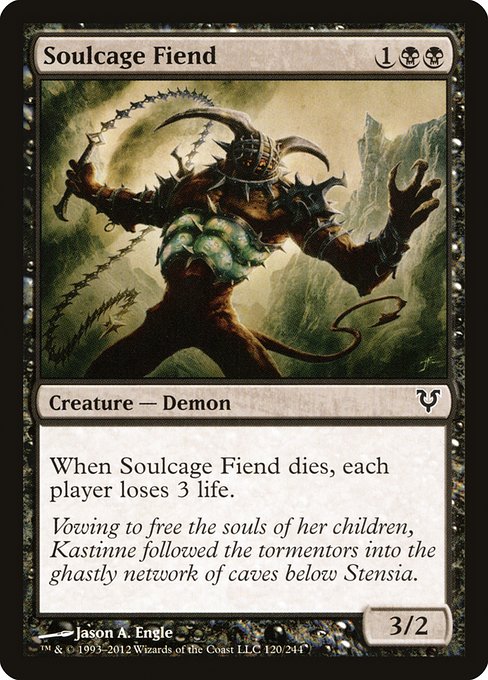 Magic the Gathering Card - Soulcage Fiend - MTG Circle