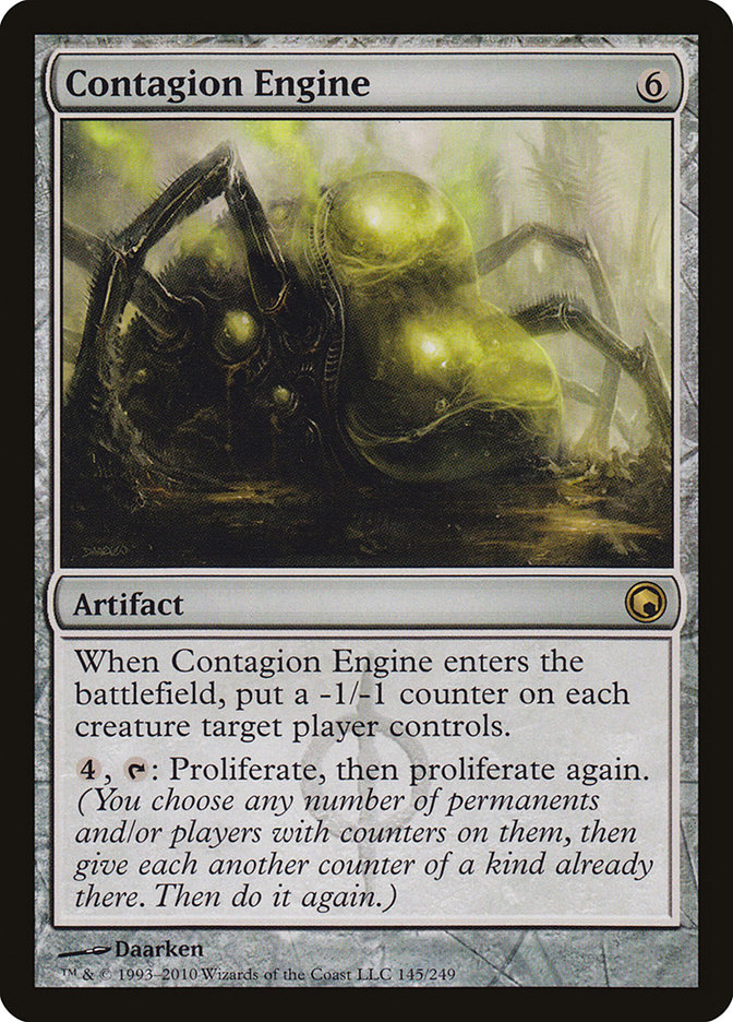 Magic the Gathering Card - Contagion Engine - MTG Circle