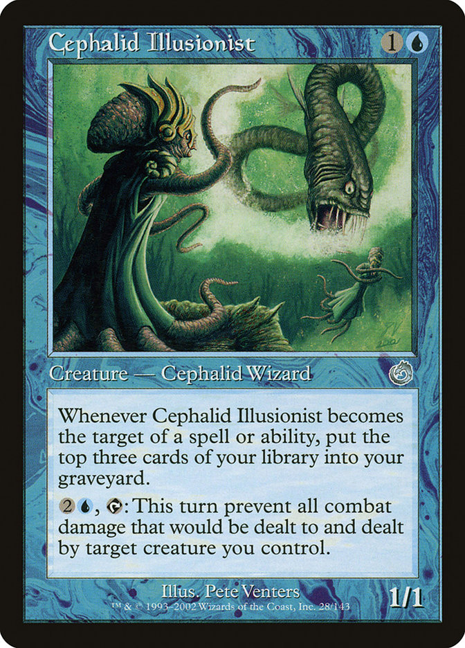 Magic the Gathering Card - Cephalid Illusionist - MTG Circle