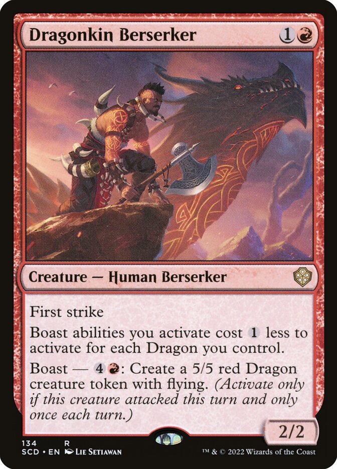 Magic the Gathering Card - Dragonkin Berserker - MTG Circle