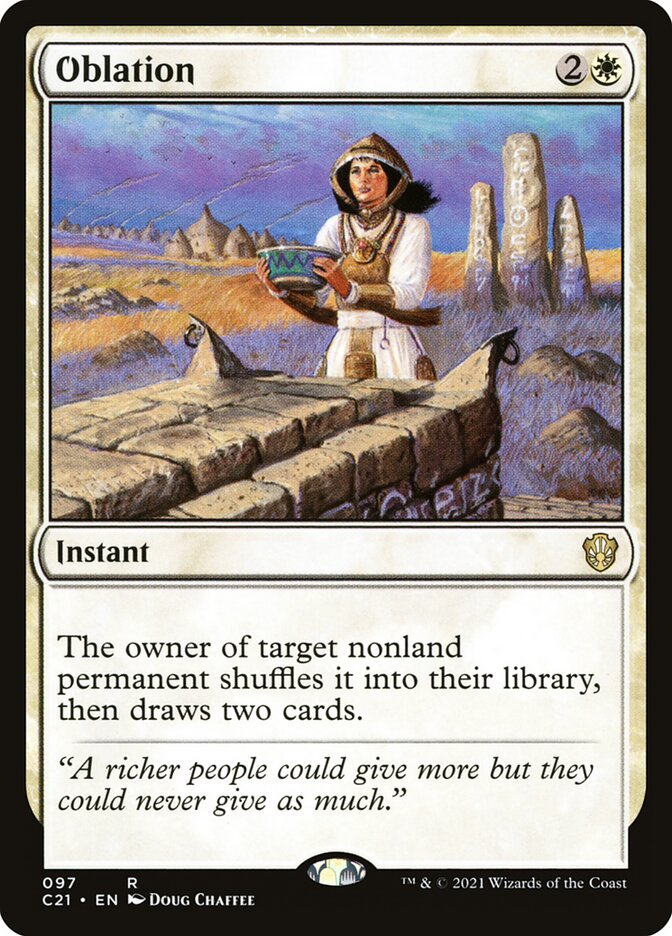 Magic the Gathering Card - Oblation - MTG Circle