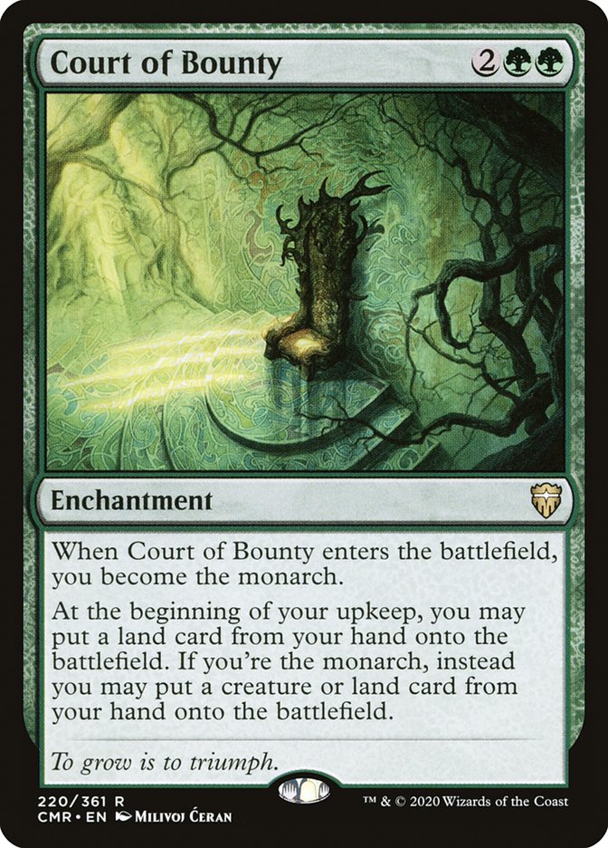 Magic the Gathering Card - Court of Bounty - MTG Circle