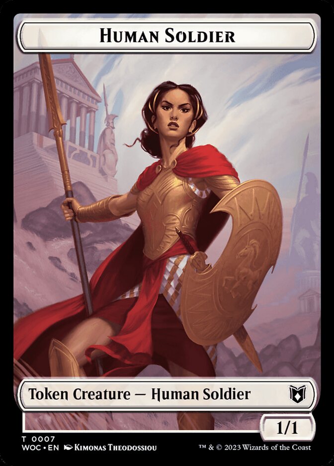 Magic the Gathering Card - Human Soldier - MTG Circle