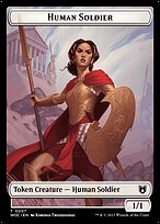 Magic the Gathering Card - Human Soldier - MTG Circle