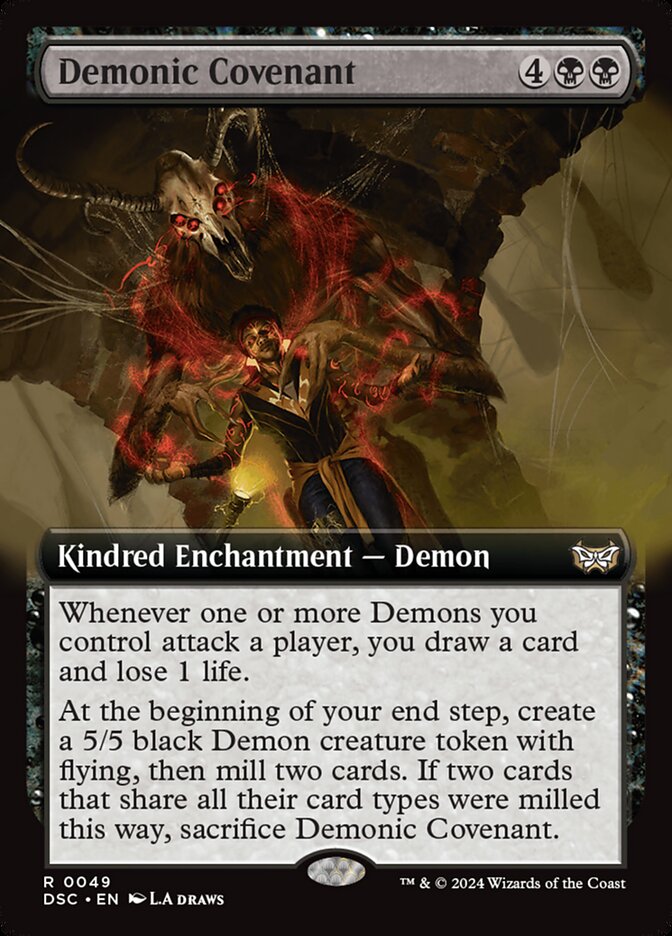 Magic the Gathering Card - Demonic Covenant - MTG Circle