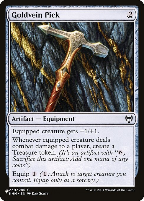 Magic the Gathering Card - Goldvein Pick - MTG Circle