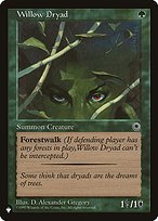 Magic the Gathering Card - Willow Dryad - MTG Circle