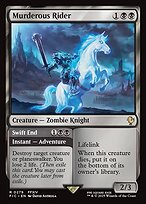Magic the Gathering Card - Murderous Rider // Swift End - MTG Circle