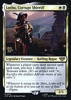 Magic the Gathering Card - Lotho, Corrupt Shirriff - MTG Circle