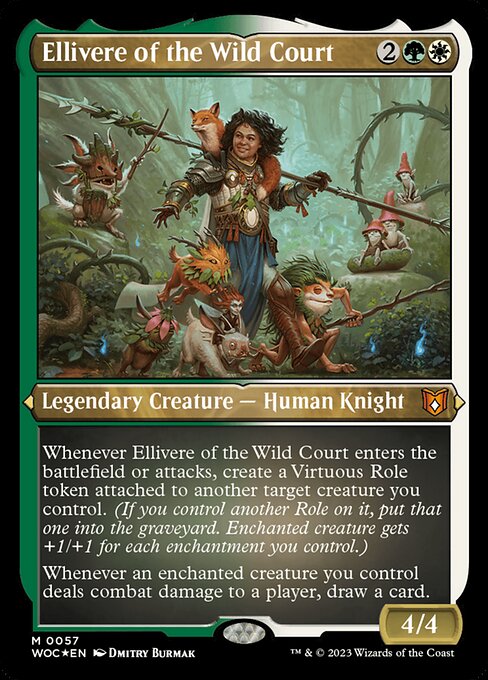 Magic the Gathering Card - Ellivere of the Wild Court - MTG Circle
