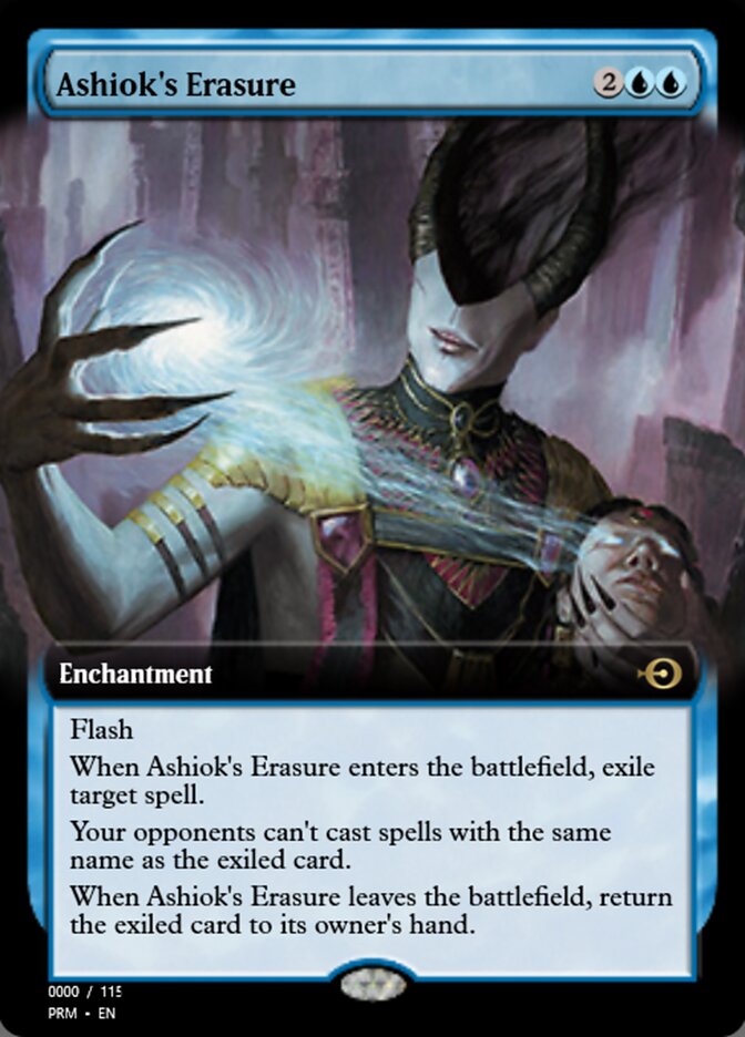 Magic the Gathering Card - Ashiok's Erasure - MTG Circle