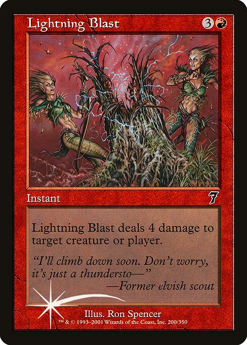 Magic the Gathering Card - Lightning Blast - MTG Circle