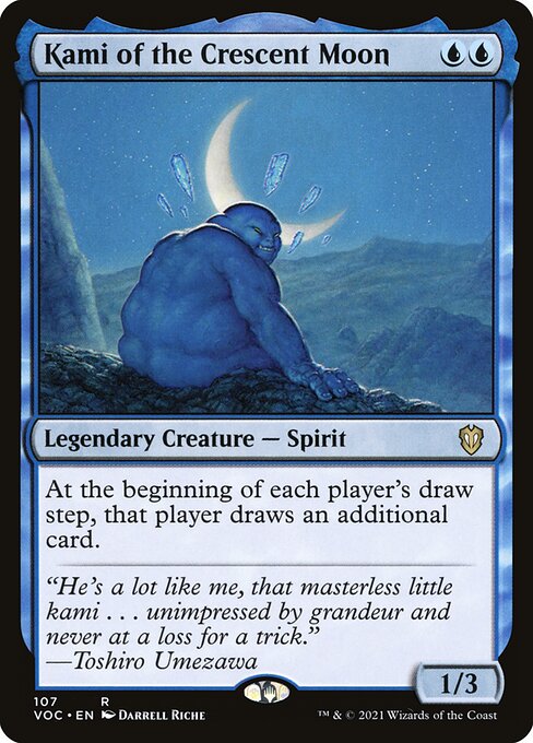 Magic the Gathering Card - Kami of the Crescent Moon - MTG Circle