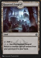 Magic the Gathering Card - Haunted Fengraf - MTG Circle