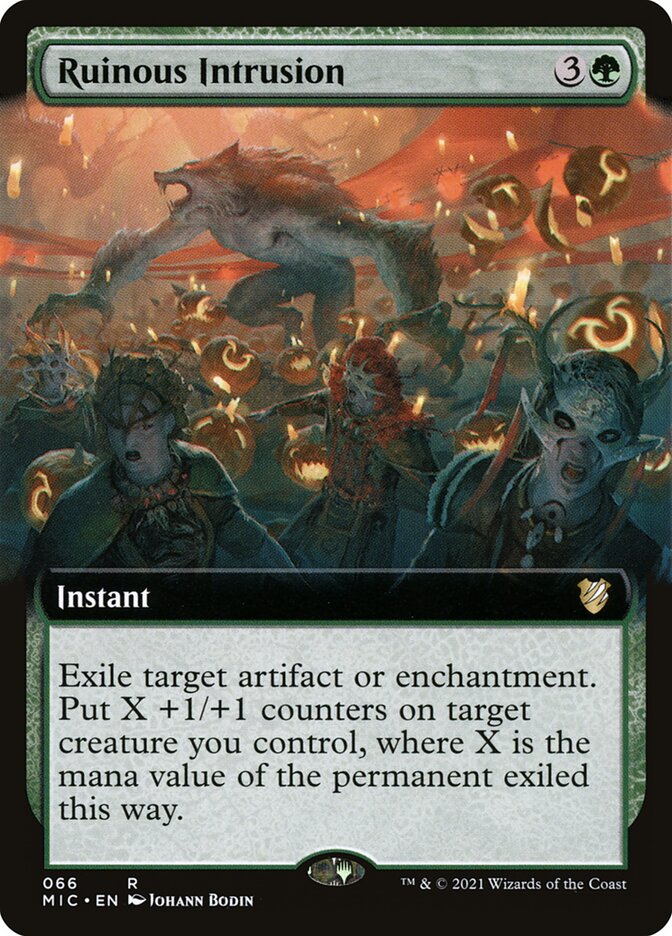Magic the Gathering Card - Ruinous Intrusion - MTG Circle