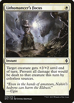 Magic the Gathering Card - Lithomancer's Focus - MTG Circle