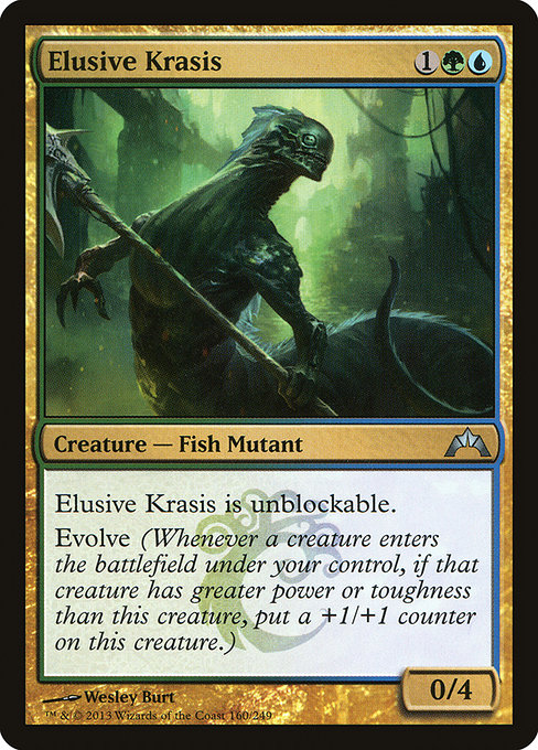 Magic the Gathering Card - Elusive Krasis - MTG Circle
