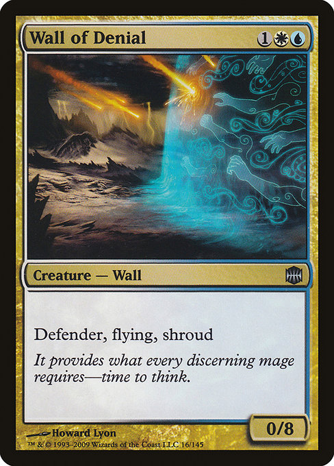 Magic the Gathering Card - Wall of Denial - MTG Circle