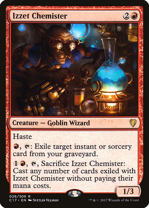 Magic the Gathering Card - Izzet Chemister - MTG Circle