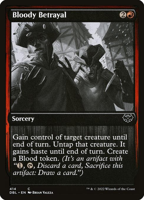 Magic the Gathering Card - Bloody Betrayal - MTG Circle