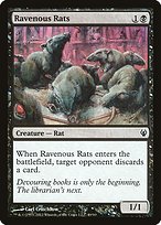 Magic the Gathering Card - Ravenous Rats - MTG Circle