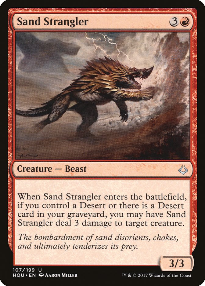 Magic the Gathering Card - Sand Strangler - MTG Circle