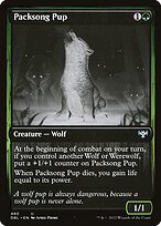 Magic the Gathering Card - Packsong Pup - MTG Circle