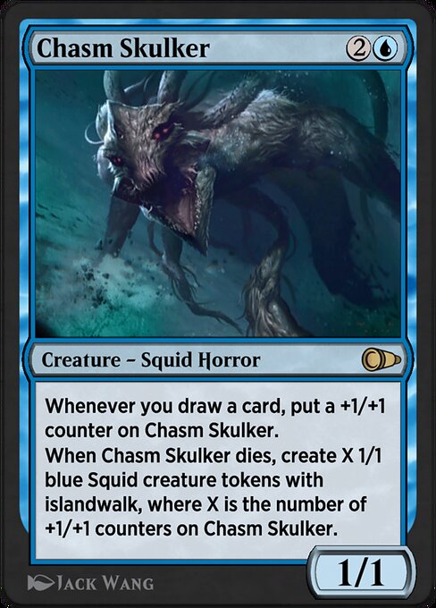 Magic the Gathering Card - Chasm Skulker - MTG Circle