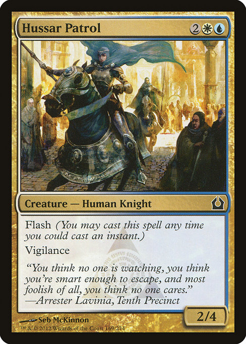 Magic the Gathering Card - Hussar Patrol - MTG Circle