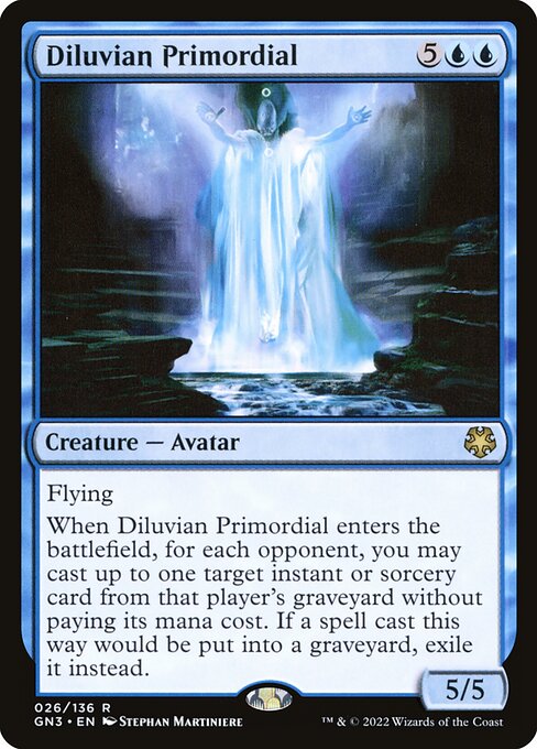 Magic the Gathering Card - Diluvian Primordial - MTG Circle