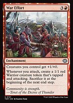 Magic the Gathering Card - War Effort - MTG Circle