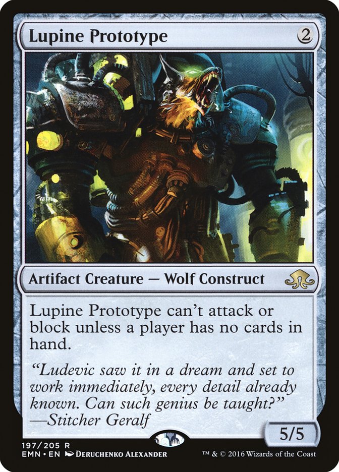 Magic the Gathering Card - Lupine Prototype - MTG Circle