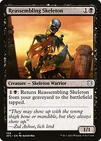 Magic the Gathering Card - Reassembling Skeleton - MTG Circle