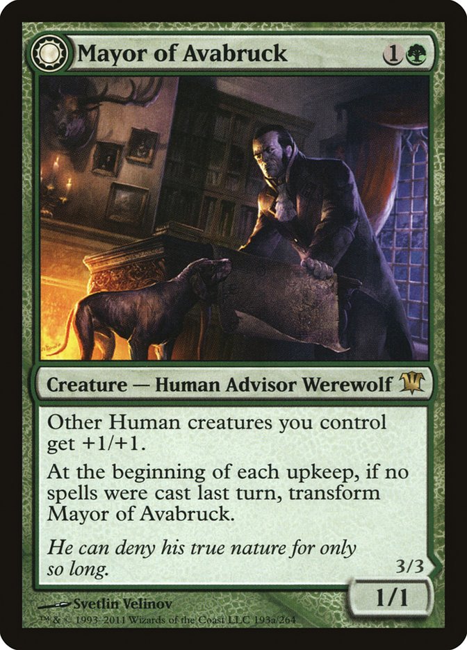 Magic the Gathering Card - Mayor of Avabruck - MTG Circle
