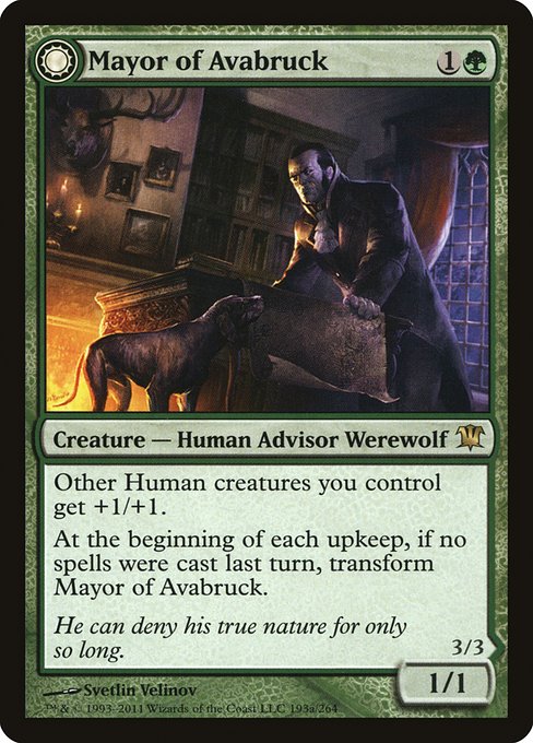 Magic the Gathering Card - Mayor of Avabruck - MTG Circle