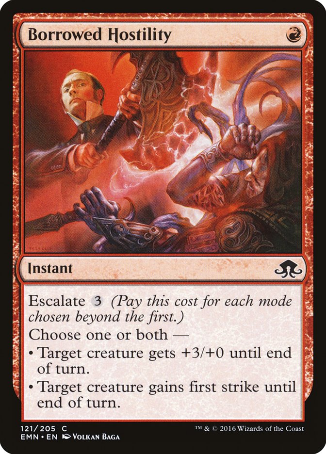Magic the Gathering Card - Borrowed Hostility - MTG Circle