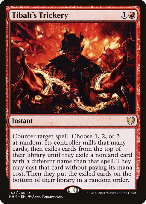 Magic the Gathering Card - Tibalt's Trickery - MTG Circle