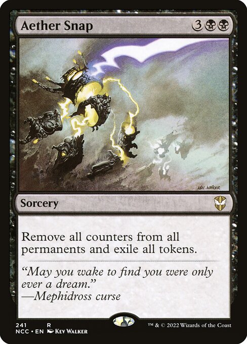 Magic the Gathering Card - Aether Snap - MTG Circle