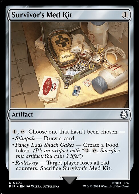 Magic the Gathering Card - Survivor's Med Kit - MTG Circle
