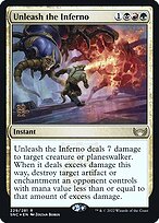 Magic the Gathering Card - Unleash the Inferno - MTG Circle